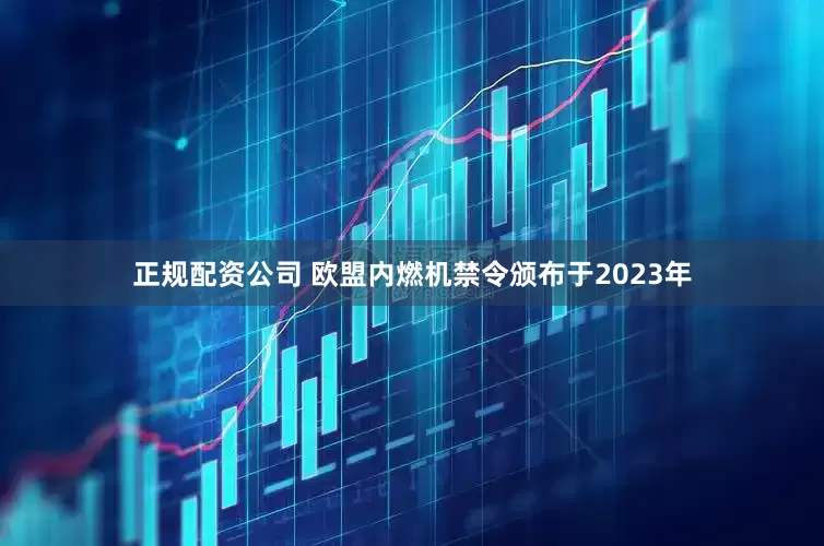 正规配资公司 欧盟内燃机禁令颁布于2023年